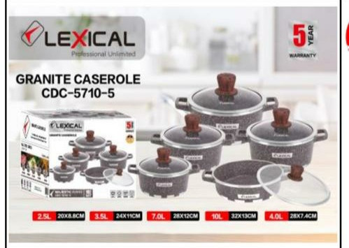 سرویس قابلمه گرانیتی لیکسیکال ۱۰ پارچه