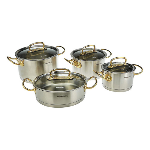 سرویس قابلمه استیل کرکماز مدل Proline A1148