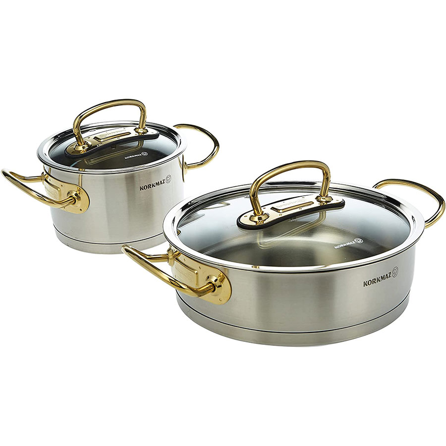 سرویس قابلمه استیل کرکماز مدل Proline A1148